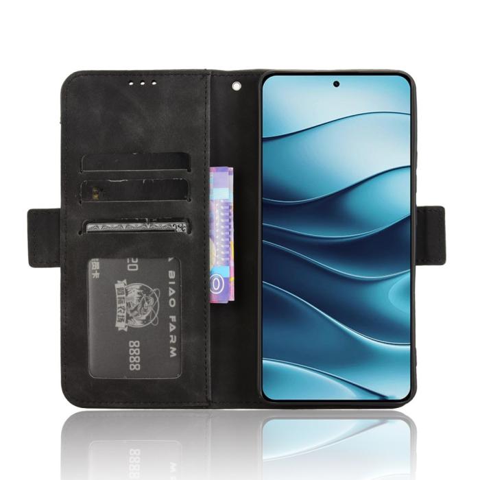 Bild 3, Xiaomi Redmi Note 14 5G Fodral Med Avtagbart Kortfack Svart