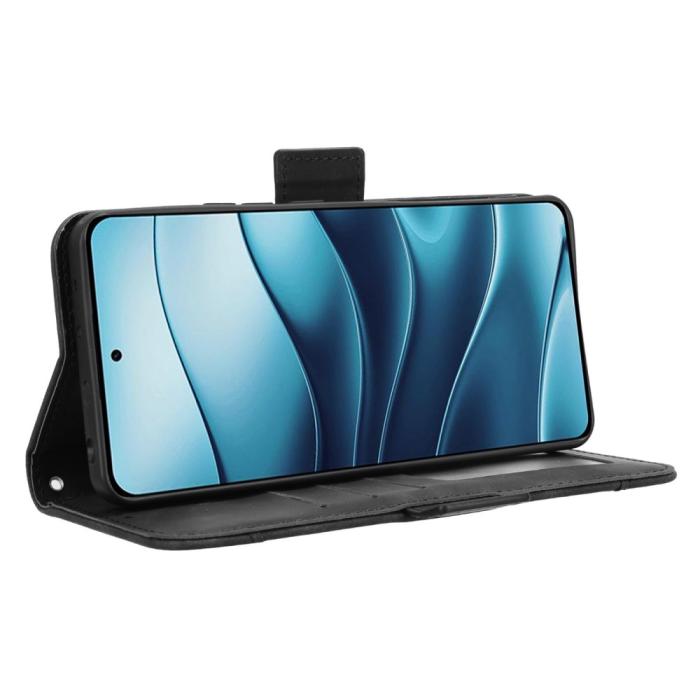 Bild 4, Xiaomi Redmi Note 14 5G Fodral Med Avtagbart Kortfack Svart