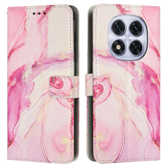 Bild 1, Xiaomi Redmi Note 14 Pro/Pro Plus 5G Fodral Marmor Roséguld