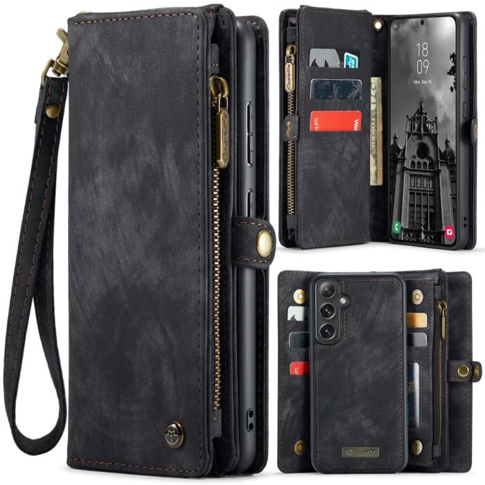 Bild 1, CASEME Galaxy S25 2in1 Fodral Multifunktionellt Svart