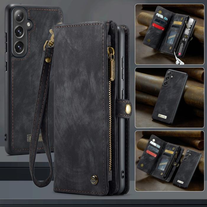 Bild 5, CASEME Galaxy S25 2in1 Fodral Multifunktionellt Svart