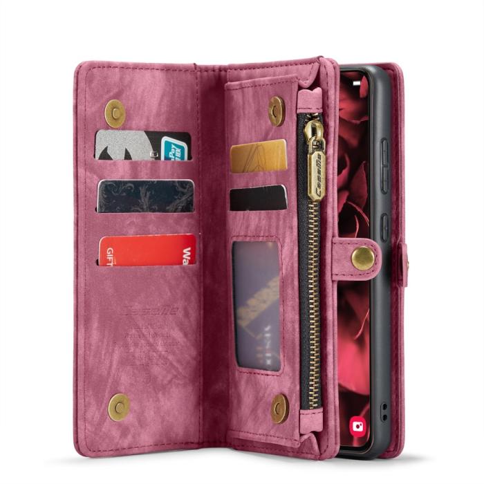 Bild 3, CASEME Galaxy S25 2in1 Fodral Multifunktionellt Röd