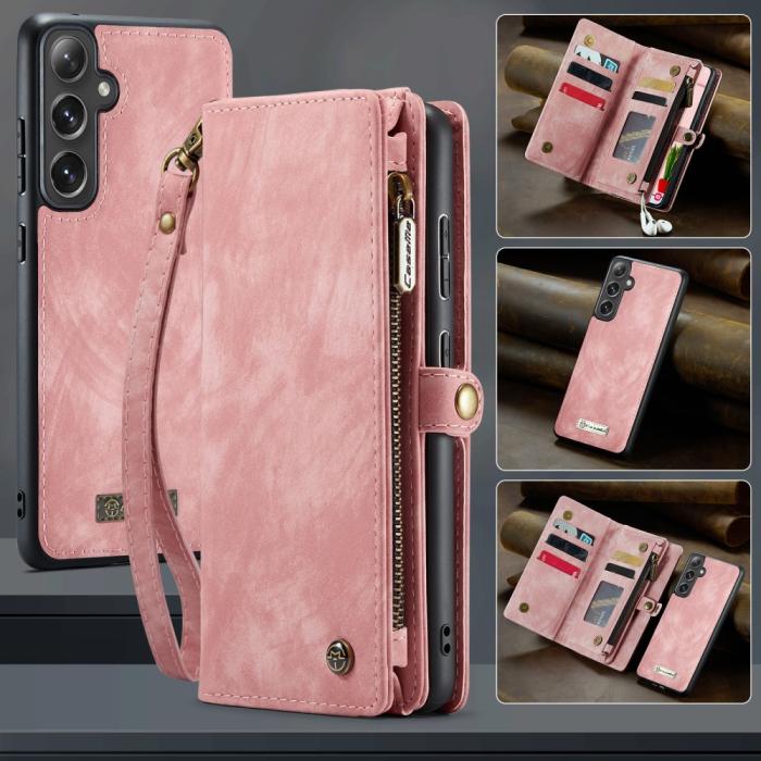 Bild 5, CASEME Galaxy S25 2in1 Fodral Multifunktionellt Rosa