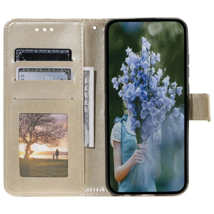 Bild 2, Xiaomi Redmi Note 14 5G Fodral Mandala Läder Guld