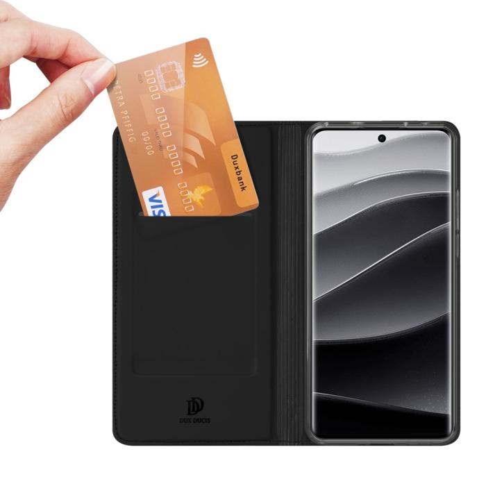 Bild 2, DUX DUCIS Xiaomi Redmi Note 14 Pro 5G Fodral Skin Pro Svart