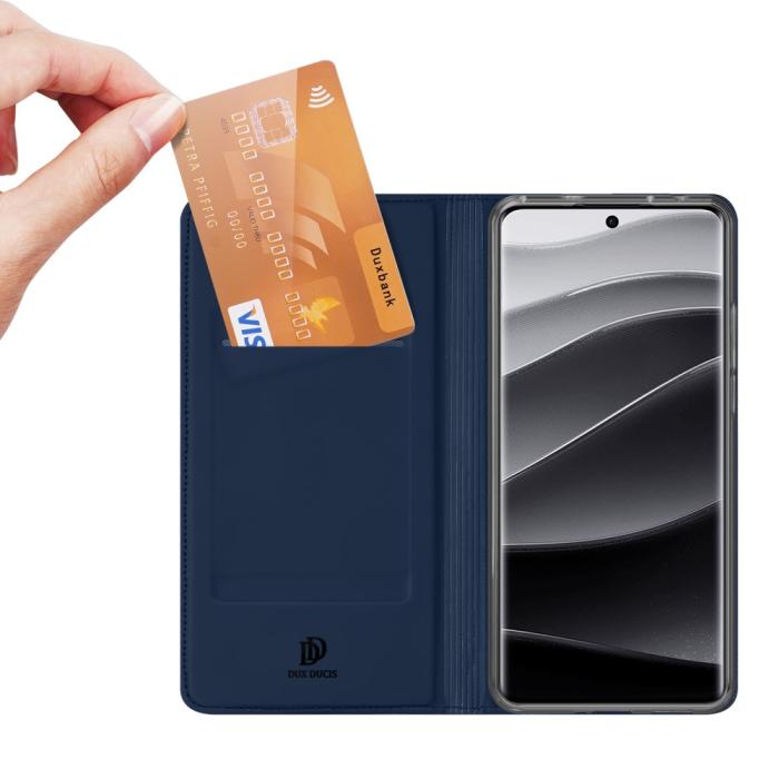 Bild 2, DUX DUCIS Xiaomi Redmi Note 14 Pro 5G Fodral Skin Pro Blå