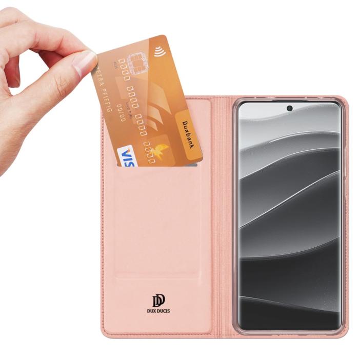 Bild 2, DUX DUCIS Xiaomi Redmi Note 14 Pro 5G Fodral Skin Pro Roséguld