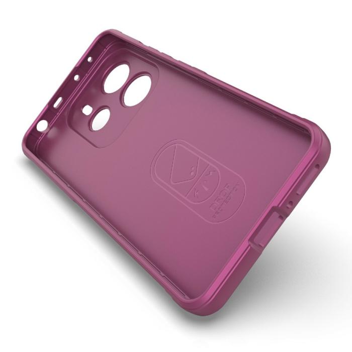 Bild 3, Xiaomi Redmi Note 14 5G Skal Magic Shield Vinröd
