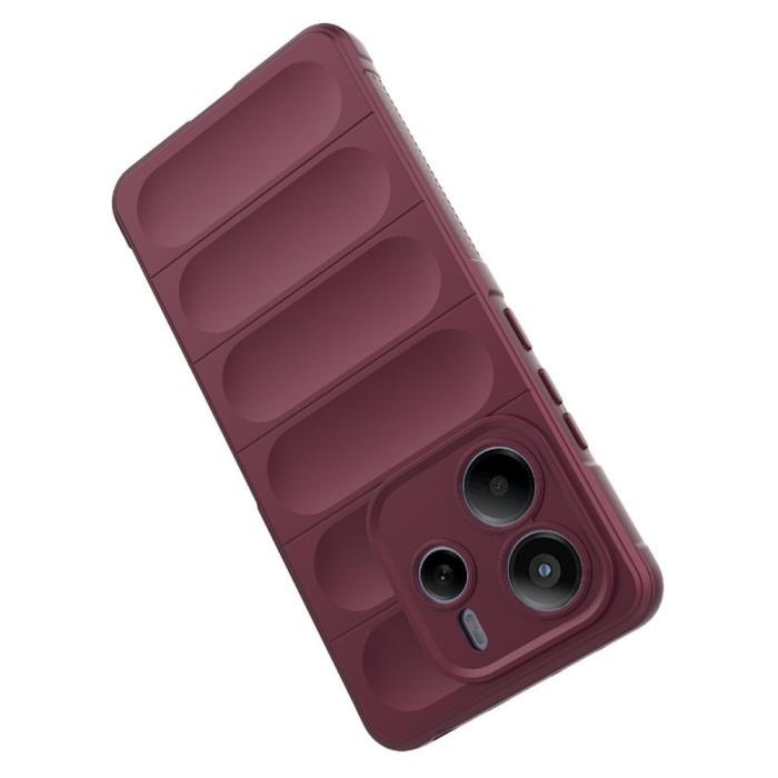 Bild 4, Xiaomi Redmi Note 14 5G Skal Magic Shield Vinröd