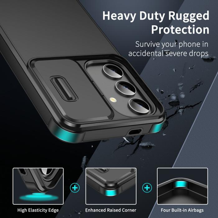 Bild 2, Samsung Galaxy S25 Skal CamShield Hybrid Blå
