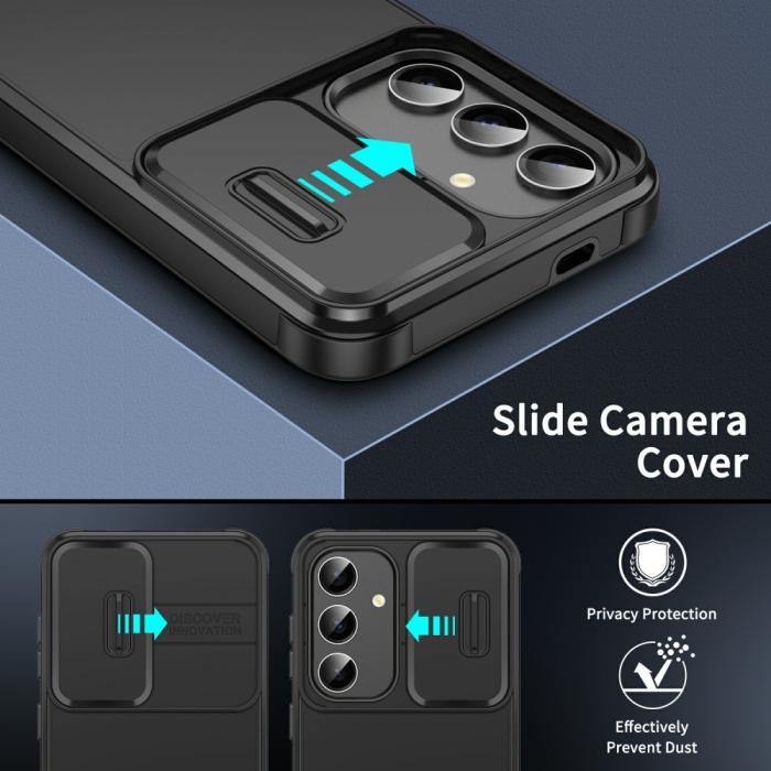 Bild 3, Samsung Galaxy S25 Skal CamShield Hybrid Blå