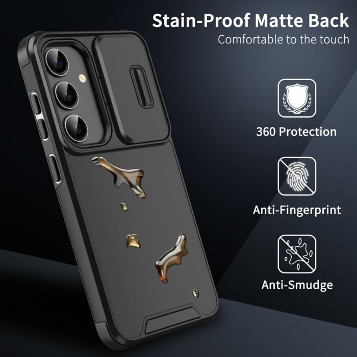 Bild 4, Samsung Galaxy S25 Skal CamShield Hybrid Röd