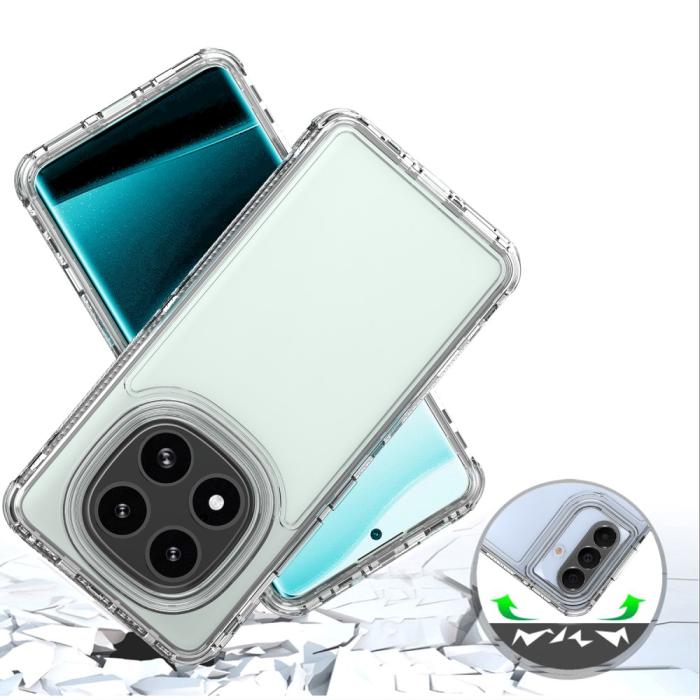 Bild 3, Xiaomi Redmi Note 14 Pro/Pro Plus 5G Skal Shockproof Transparent