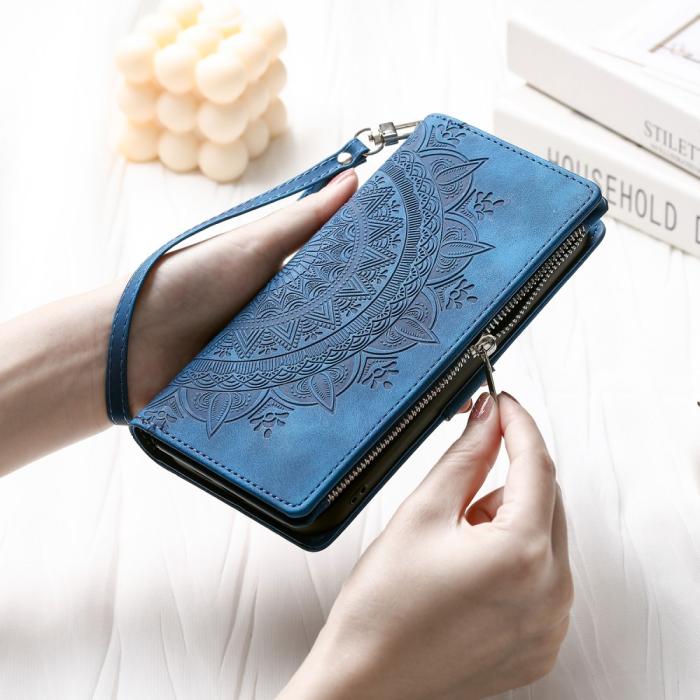 Bild 6, Xiaomi Redmi Note 14 Pro/Pro Plus 5G Fodral Mandala Blå