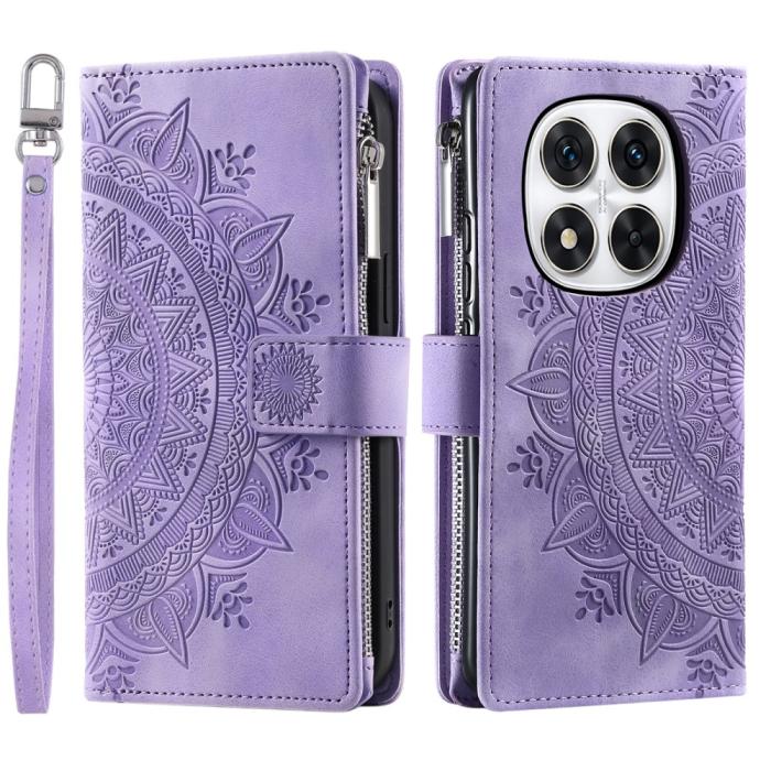 Bild 1, Xiaomi Redmi Note 14 Pro/Pro Plus 5G Fodral Mandala Lila