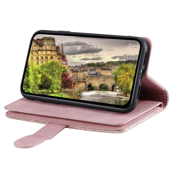 Bild 3, Xiaomi Redmi Note 14 Pro/Pro Plus 5G Fodral Multifunktionell Glitter