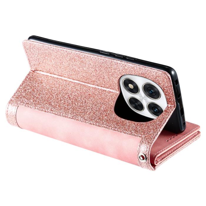 Bild 4, Xiaomi Redmi Note 14 Pro/Pro Plus 5G Fodral Multifunktionell Glitter