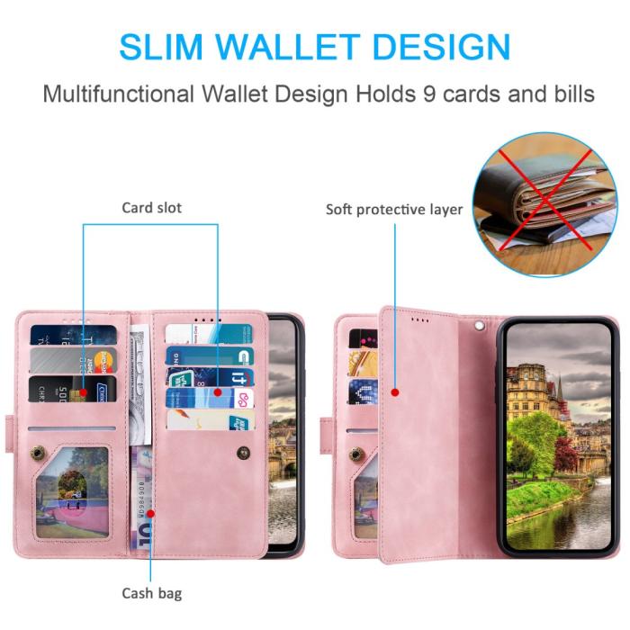 Bild 5, Xiaomi Redmi Note 14 Pro/Pro Plus 5G Fodral Multifunktionell Glitter
