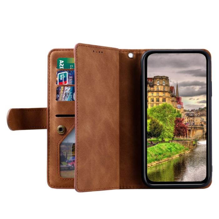 Bild 2, Xiaomi Redmi Note 14 Pro/Pro Plus 5G Fodral Multifunktionell Brun