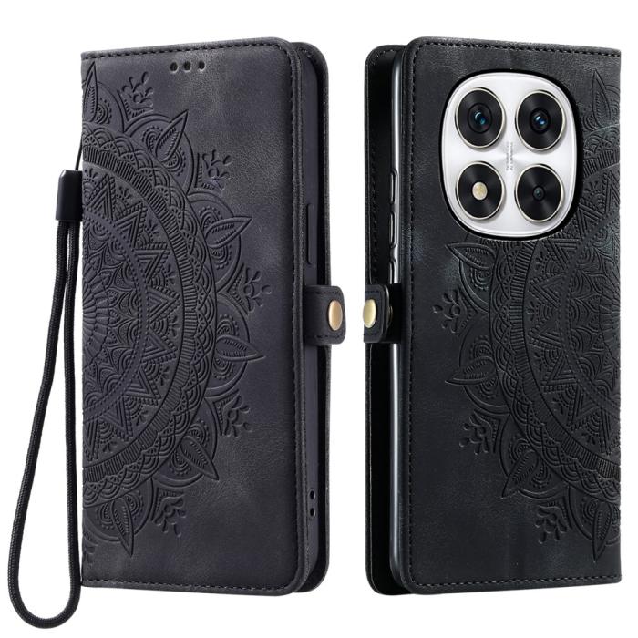 Bild 1, Xiaomi Redmi Note 14 Pro/Pro Plus 5G Fodral Mandala Svart