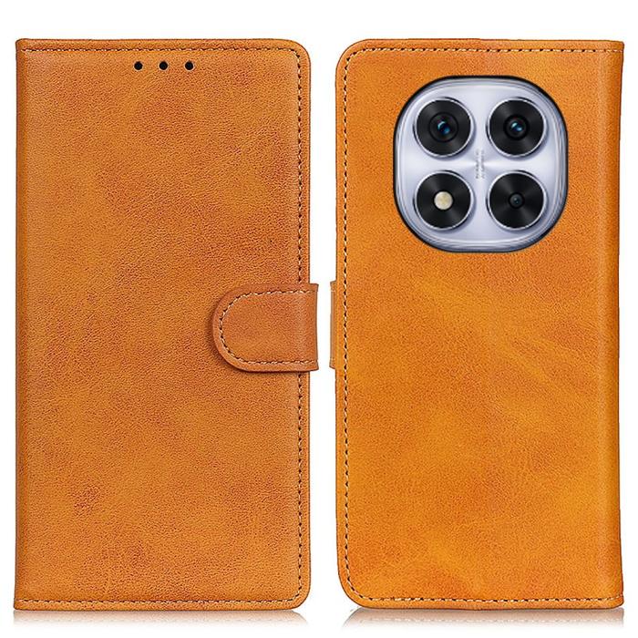 Bild 1, Xiaomi Redmi Note 14 Pro 5G Fodral Läder Brun