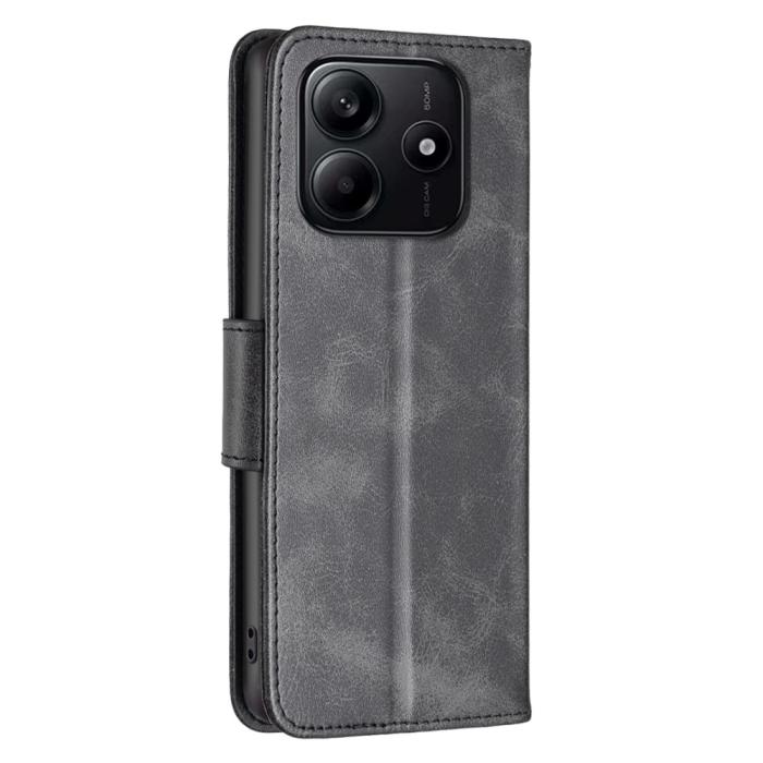 Bild 5, Xiaomi Redmi Note 14 4G Fodral Läder Solid Shark Svart