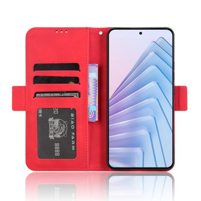 Bild 3, Xiaomi Redmi Note 14 4G Fodral Med Avtagbart Kortfack Röd