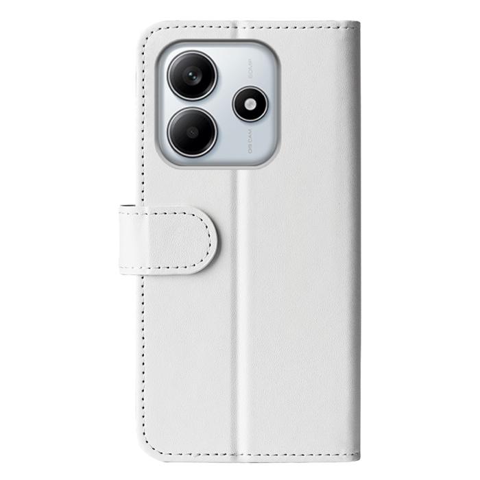 Bild 6, Xiaomi Redmi Note 14 4G Fodral Crazy Horse Läder Vit