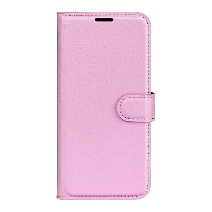 Bild 5, Xiaomi Redmi Note 14 4G Fodral Litchi Läder Ljus Rosa