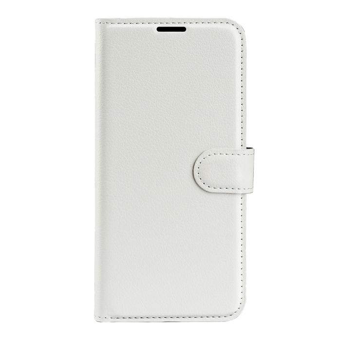 Bild 5, Xiaomi Redmi Note 14 4G Fodral Litchi Läder Vit