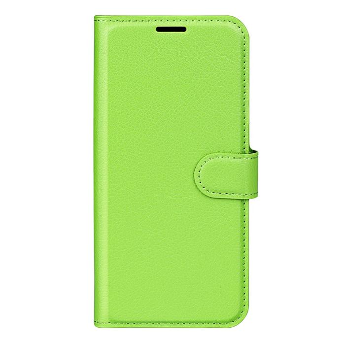 Bild 5, Xiaomi Redmi Note 14 4G Fodral Litchi Läder Grön