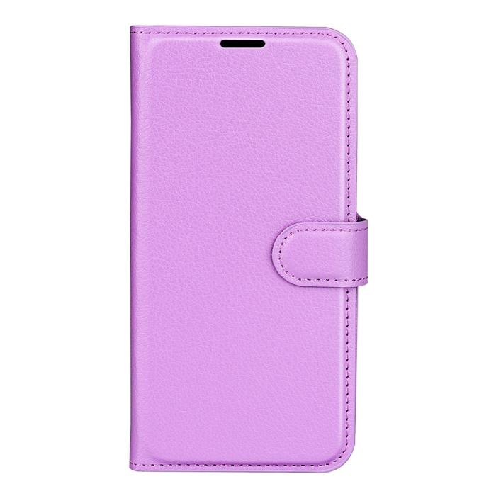 Bild 5, Xiaomi Redmi Note 14 4G Fodral Litchi Läder Lila