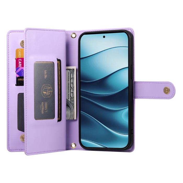 Bild 2, Xiaomi Redmi Note 14 4G Fodral Multifunktionell Lila