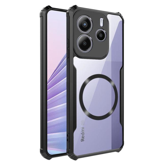 Bild 1, Xiaomi Redmi Note 14 4G Skal MagSafe Shockproof Svart