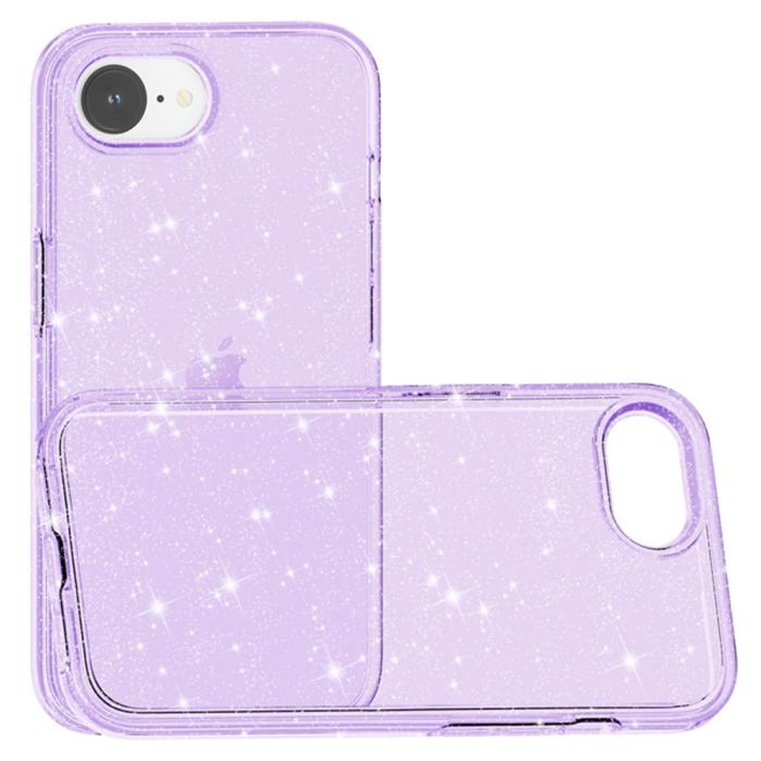 Bild 5, iPhone 16e Skal Glitter Shockproof Lila