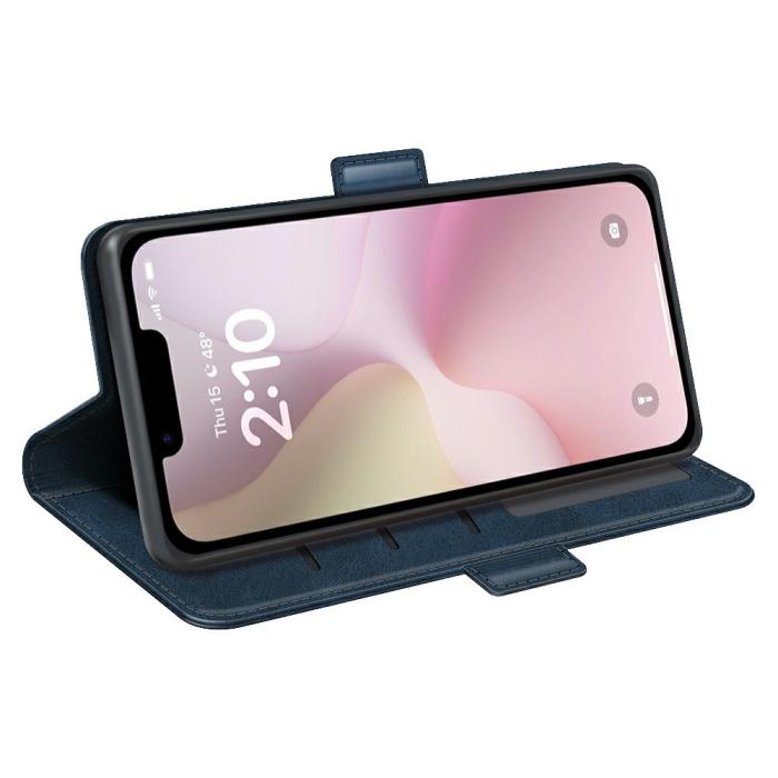 Bild 3, iPhone 16e Fodral Läder Blå