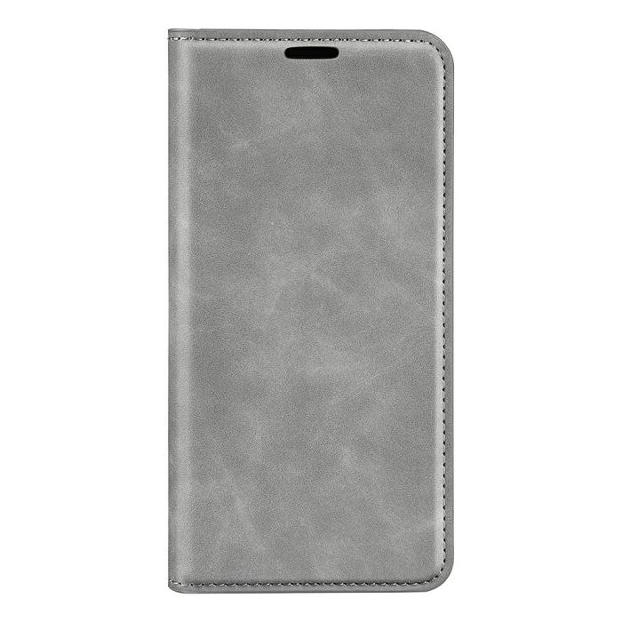 Bild 5, iPhone 16e Fodral Flip Skin Touch Grå