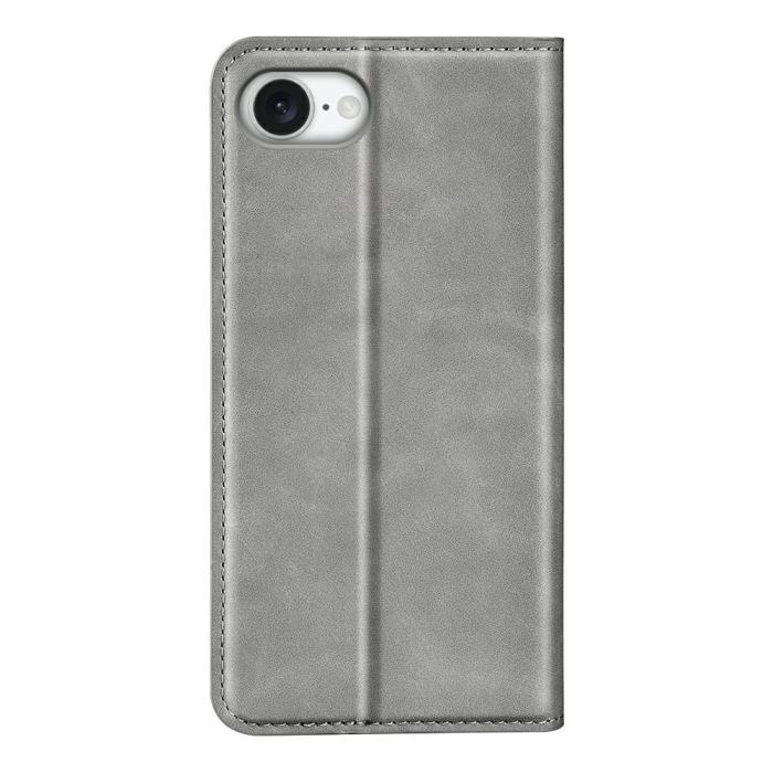 Bild 6, iPhone 16e Fodral Flip Skin Touch Grå