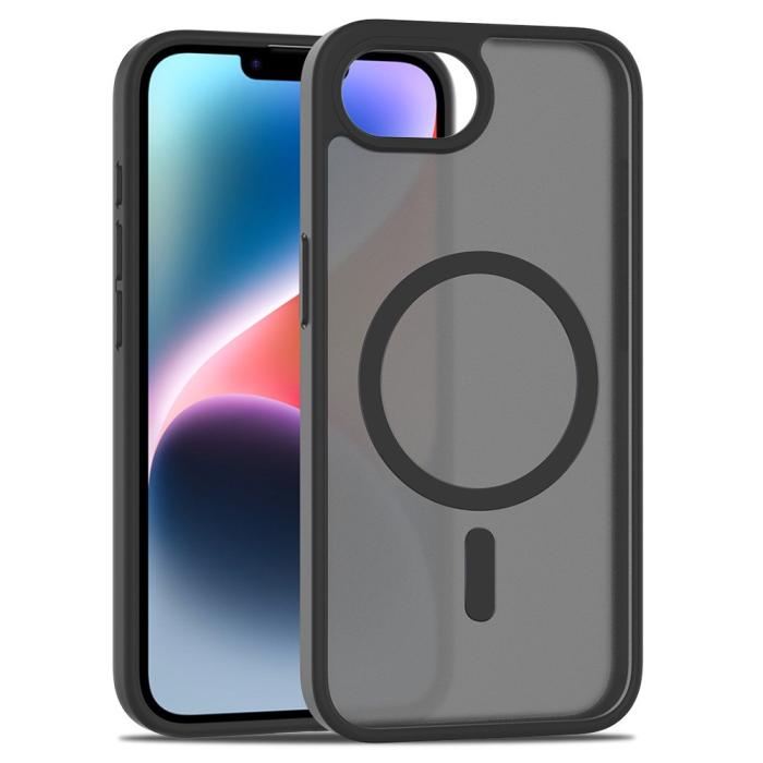 Bild 1, iPhone 16e Skal MagSafe Skin Touch Svart