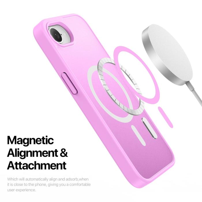 Bild 6, DUX DUCIS iPhone 16e Skal MagSafe Yind Series Rosa