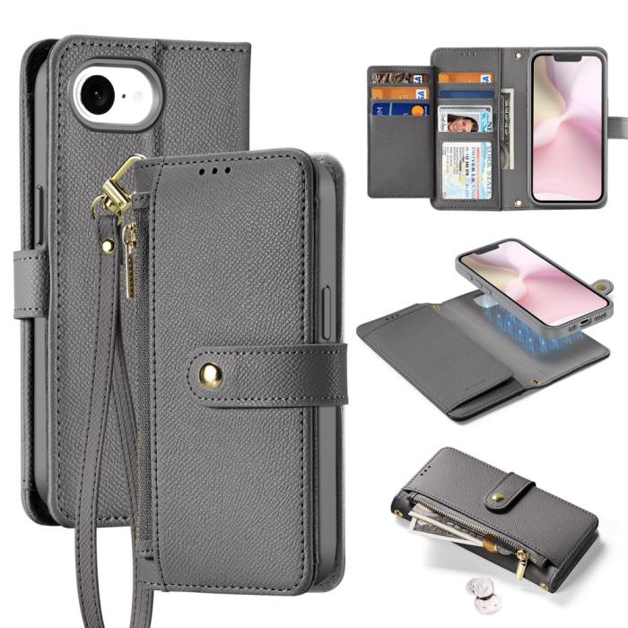 Bild 1, DUX DUCIS iPhone 16e 2in1 Magnet Fodral Lawa Series Grå