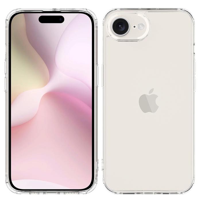Bild 1, iPhone 16e Skal TPU / Akryl Transparent