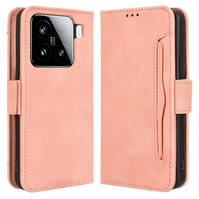 Bild 1, Xiaomi 15 Fodral Med Avtagbart Kortfodral Rosa