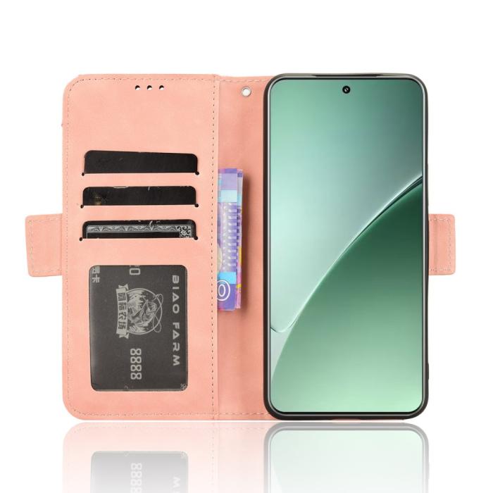 Bild 3, Xiaomi 15 Fodral Med Avtagbart Kortfodral Rosa