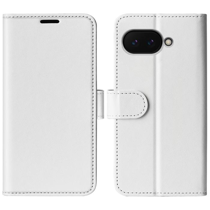 Bild 1, Google Pixel 9a Fodral Crazy Horse Läder Vit