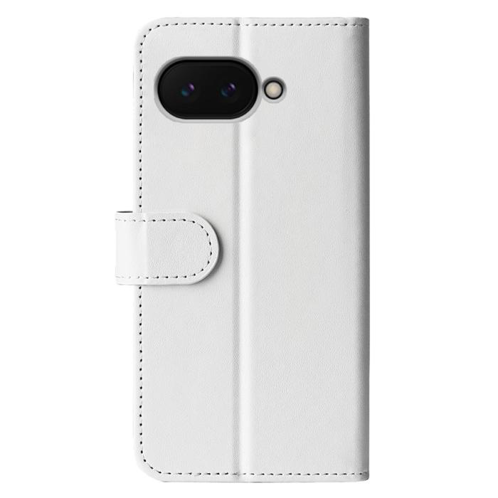 Bild 6, Google Pixel 9a Fodral Crazy Horse Läder Vit