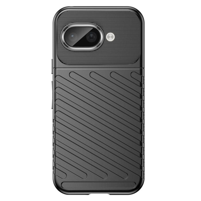 Bild 2, Google Pixel 9a Skal Twill Textur Svart