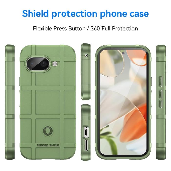 Bild 3, Google Pixel 9a Skal Robust Grön