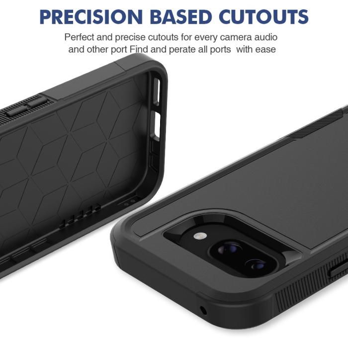 Bild 4, Google Pixel 9a Skal Extreme Shockproof Hybrid Svart