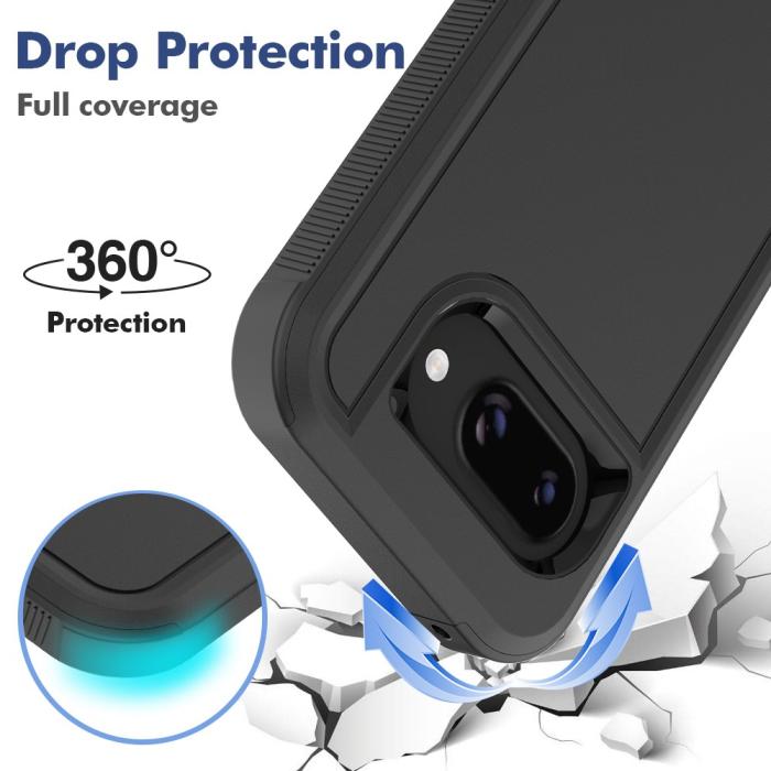 Bild 5, Google Pixel 9a Skal Extreme Shockproof Hybrid Svart